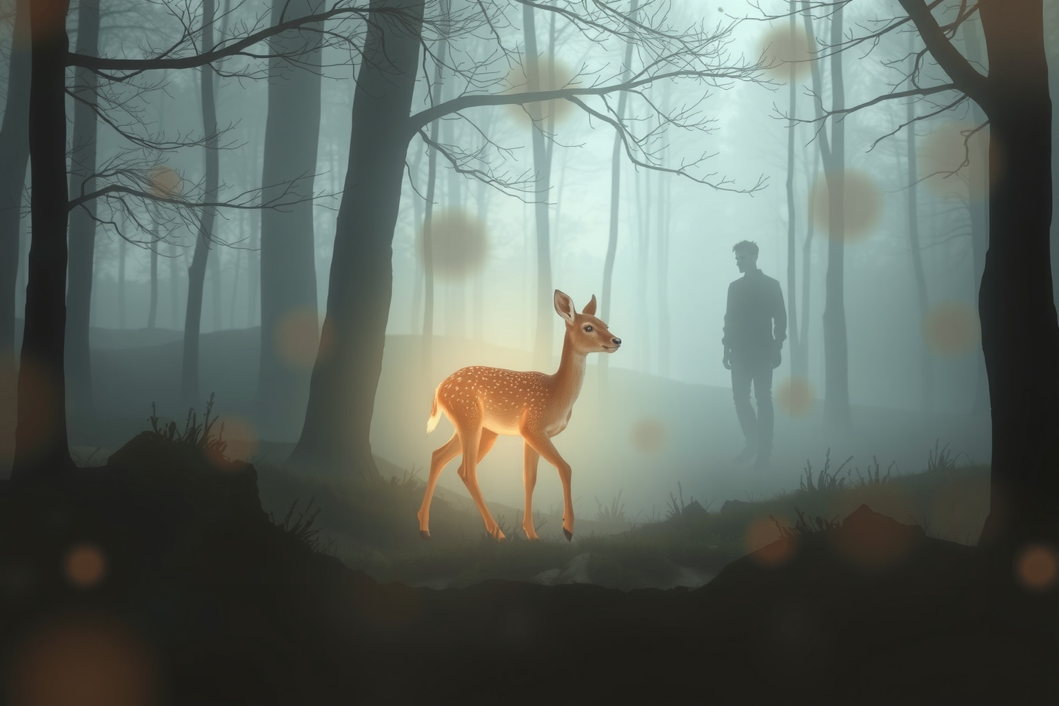 Sognare un cerbiatto che ti segue simboleggia innocenza e protezione.