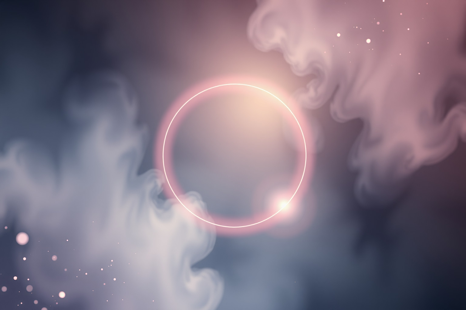 Sognare un cerchio chiuso indica la fine di un ciclo vitale.