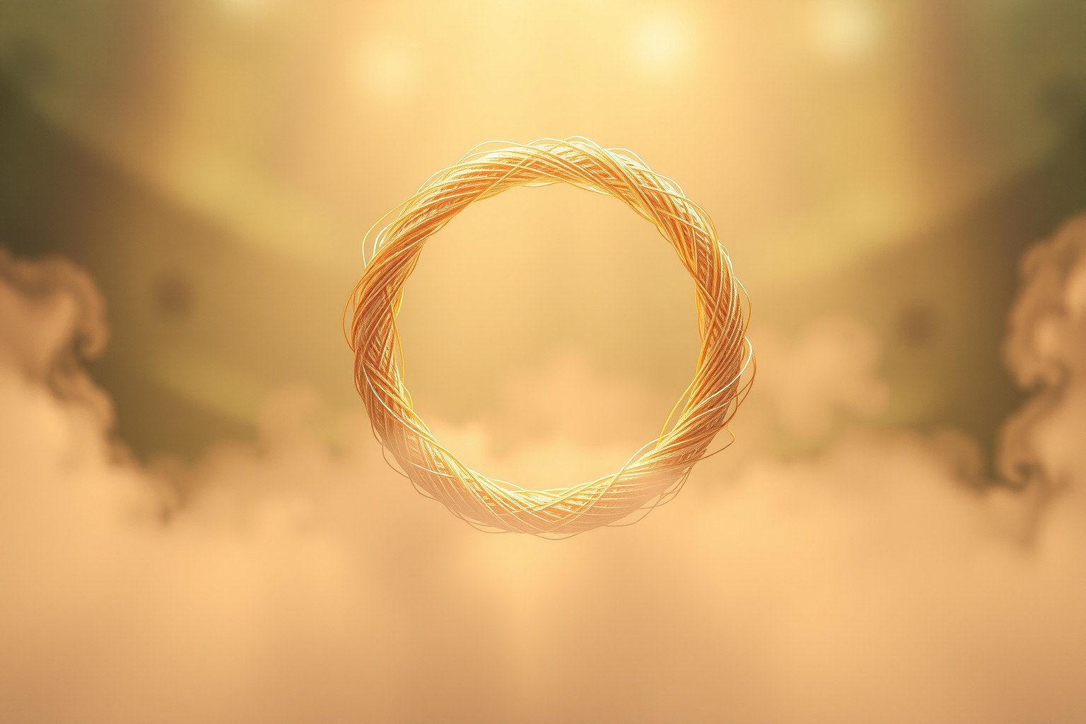 Sognare un cerchio che si forma simboleggia crescita e continuità.