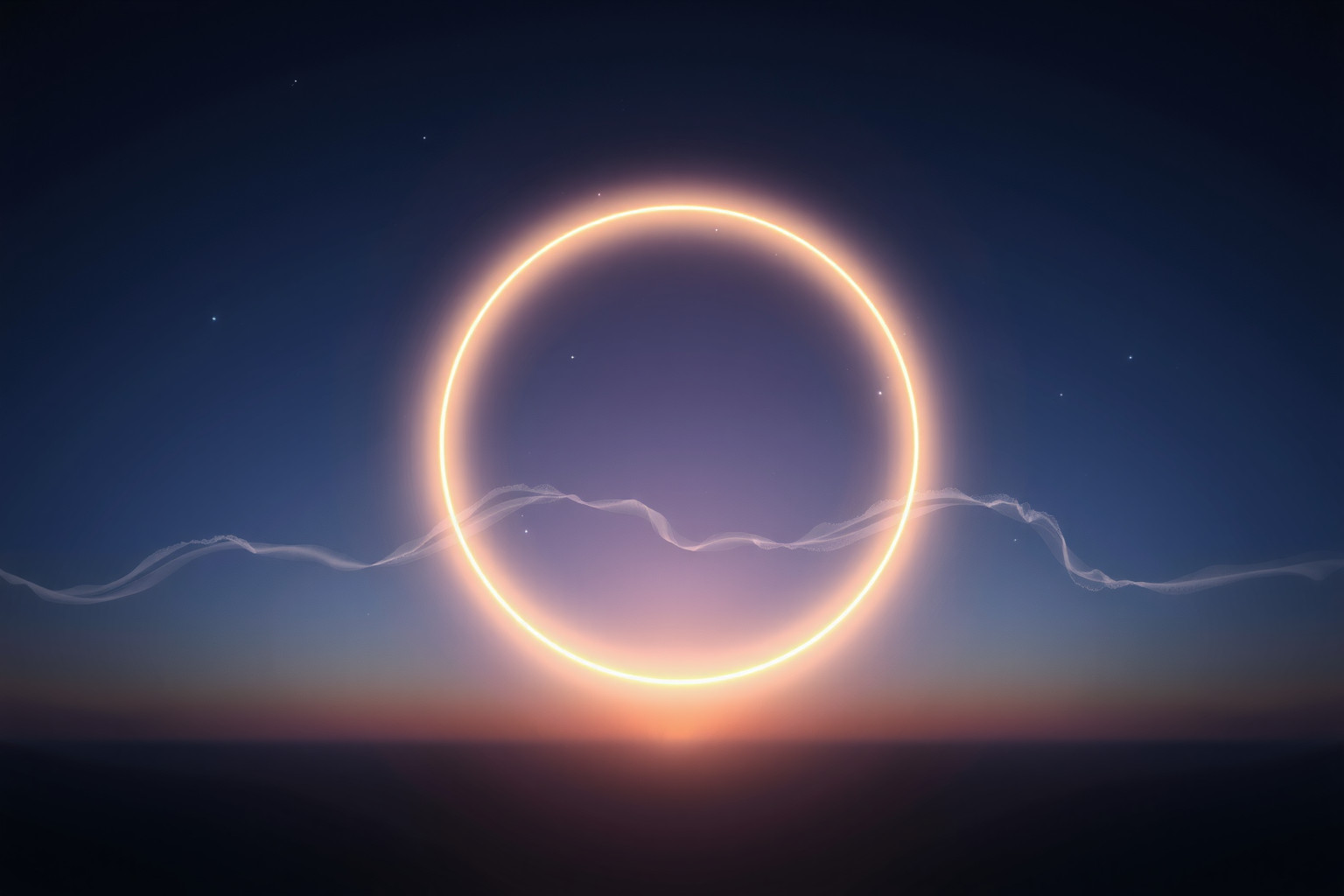 Sognare un cerchio grande simboleggia crescita personale e grandi ambizioni.