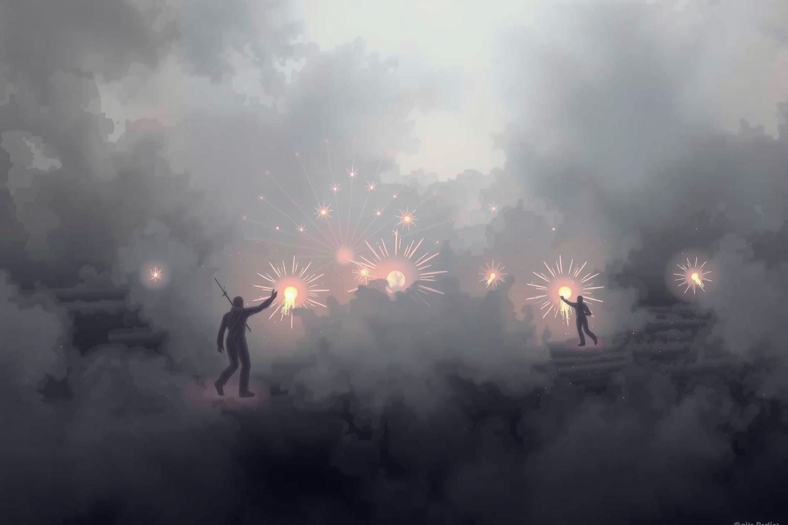 Sognare un colpo in guerra simboleggia conflitti interiori irrisolti.