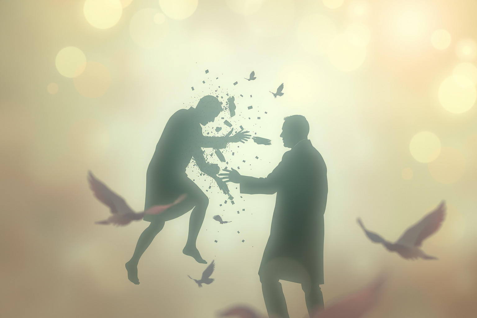 Sognare un collega che fallisce riflette insicurezze professionali personali.