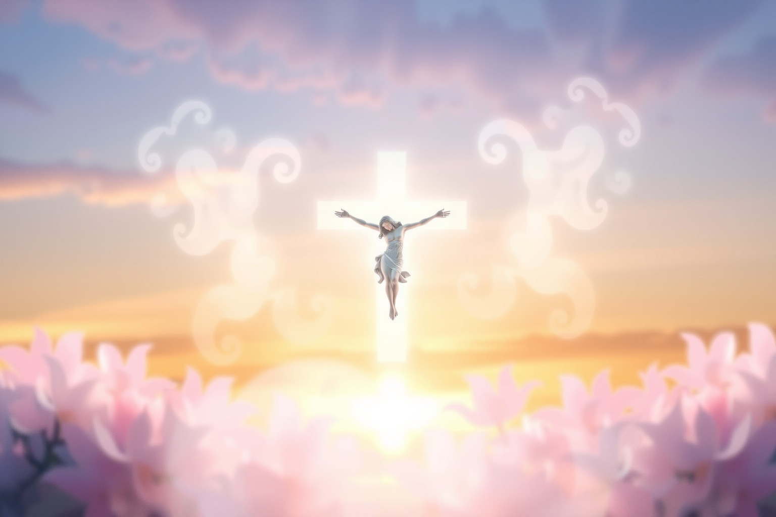 Sognare un crocefisso nuovo simboleggia rinascita e speranza profonda.