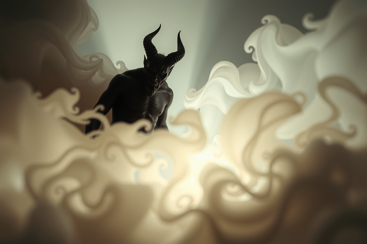 Sognare un demone mostruoso simboleggia paure interiori profonde nascoste.