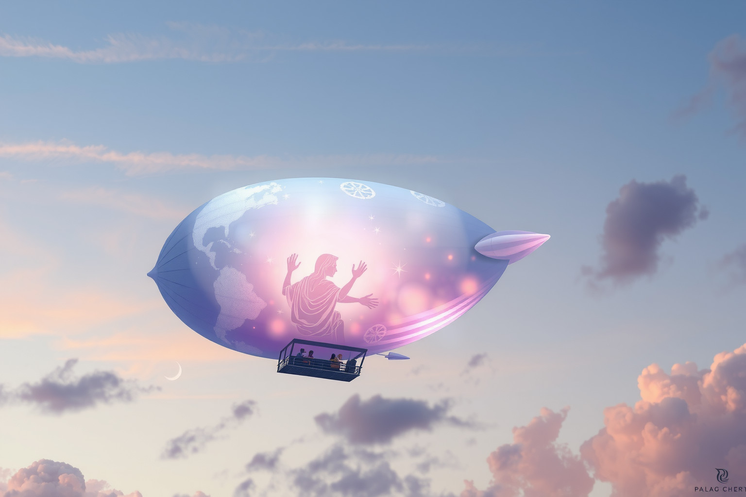 Sognare un dirigibile guidato da una persona conosciuta indica fiducia e controllo.