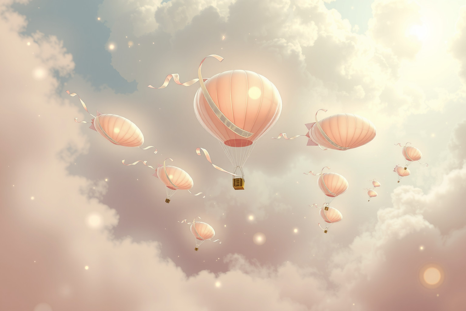 Sognare un dirigibile in gara simboleggia ambizione e competizione interiore.