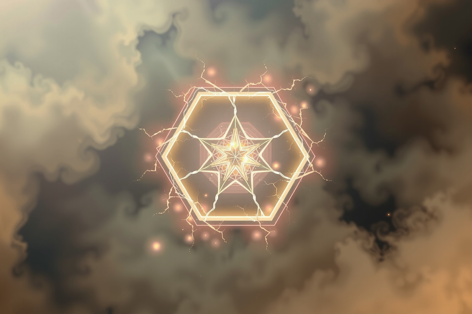 Sognare un esagramma spezzato rivela lotte interiori e squilibrio.