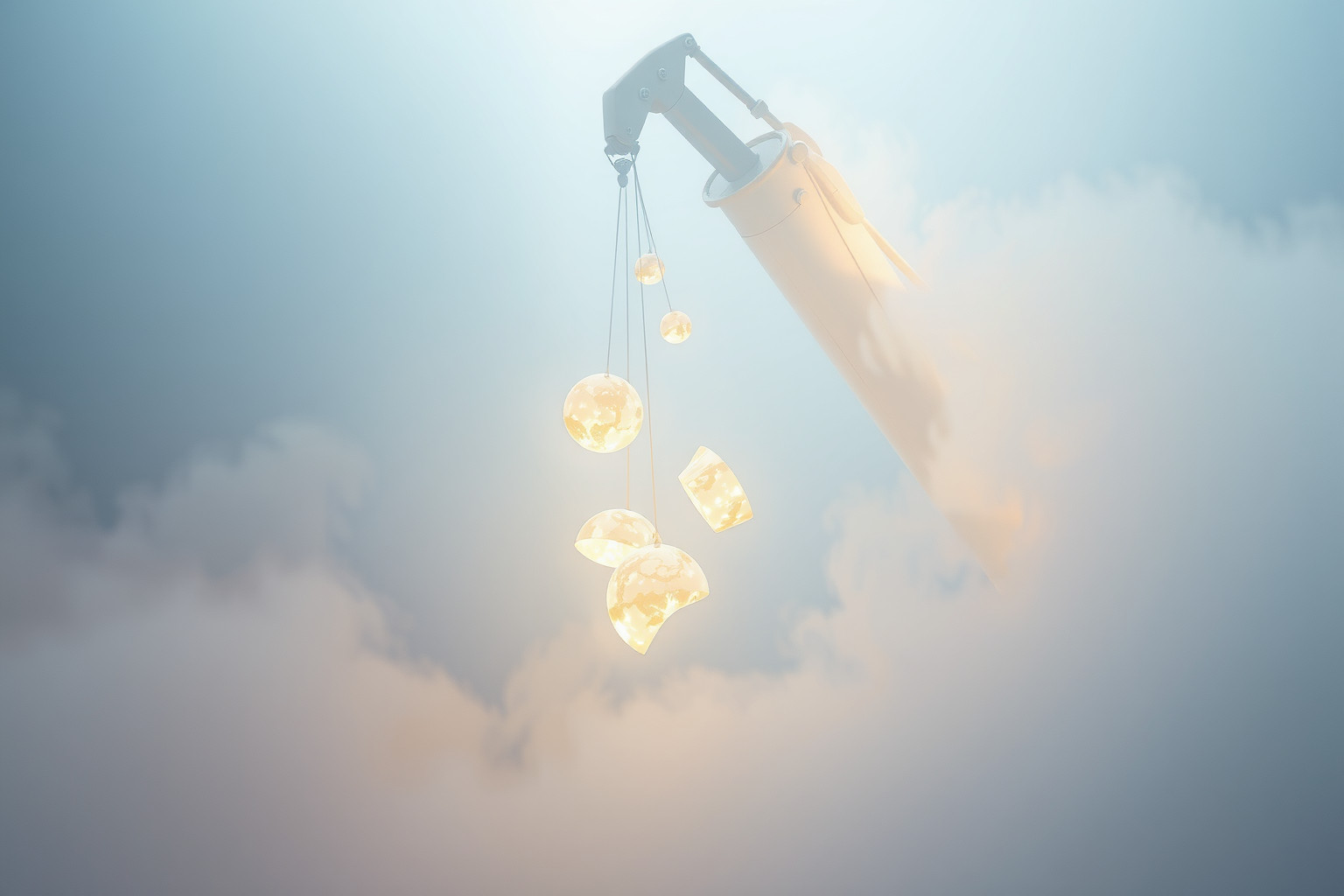 Sognare un escavatore sollevare oggetti simboleggia forza e controllo.