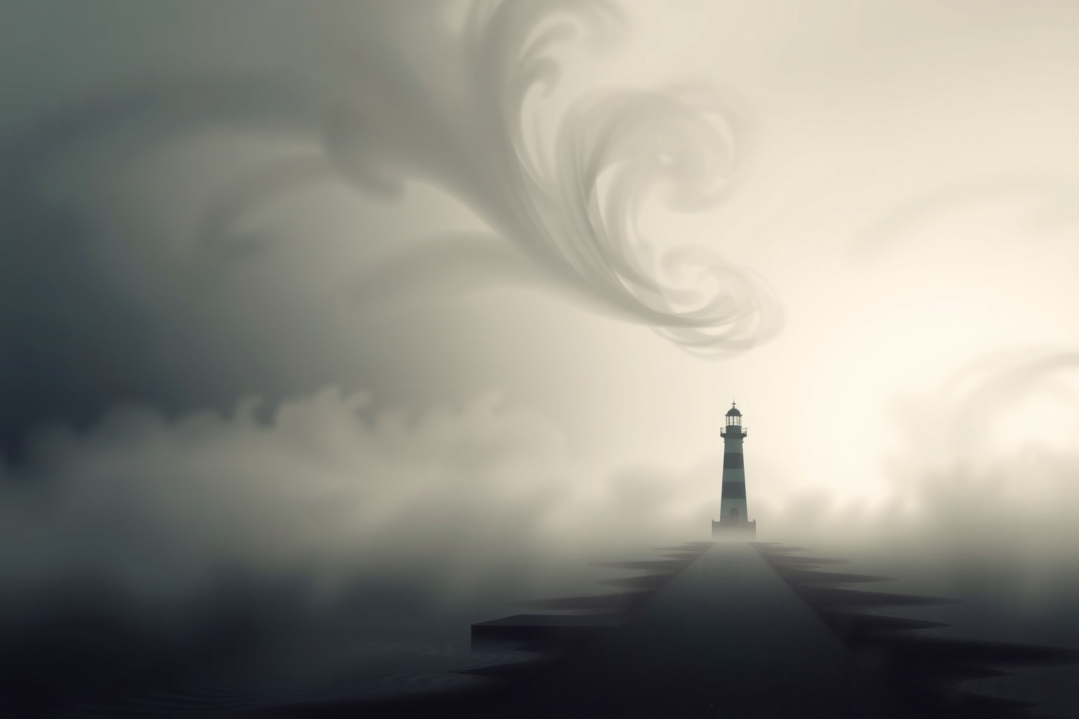 Sognare un faro spento simboleggia perdita di guida e ansia.