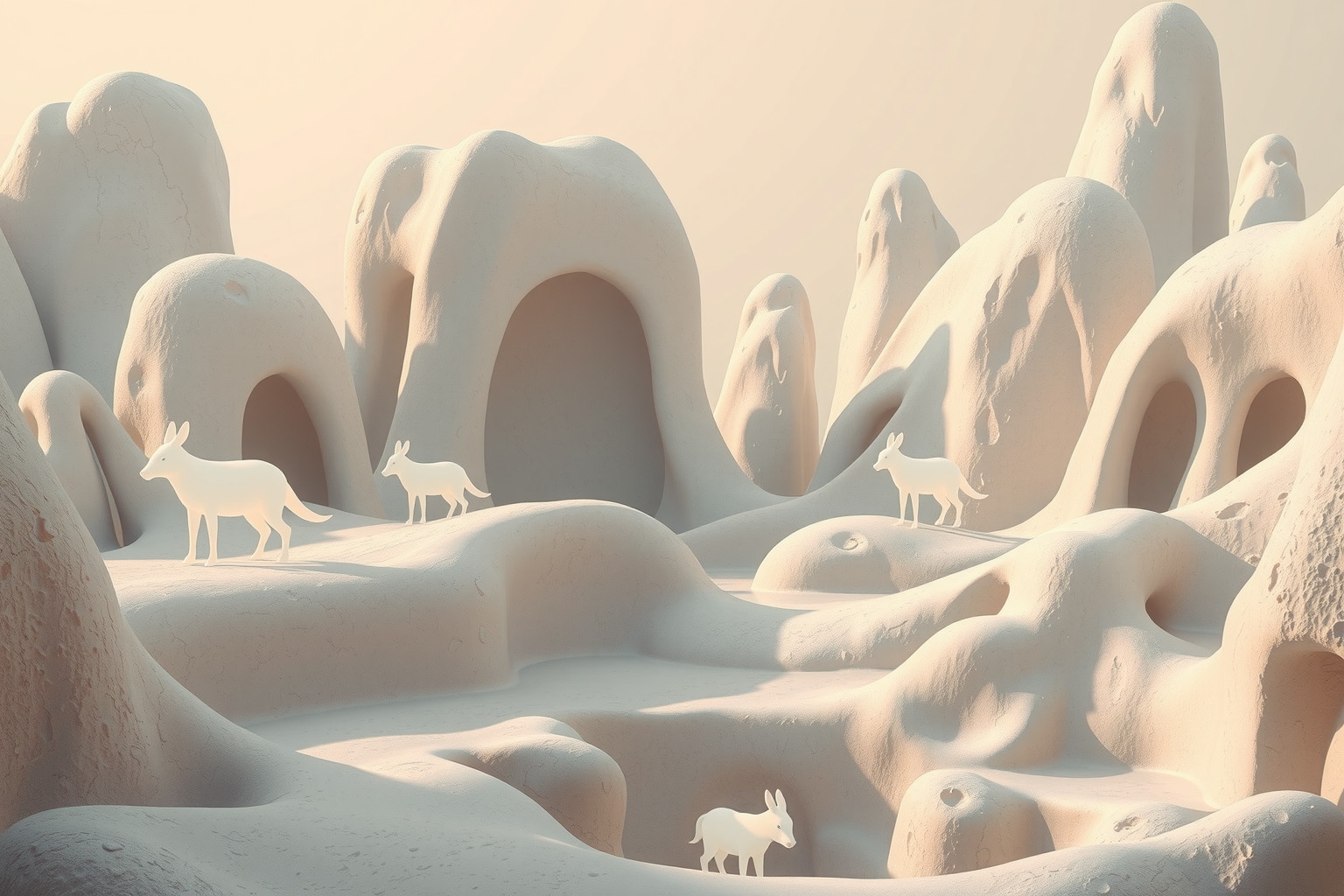 Sognare animali in un giardino di pietra simboleggia forza nascosta.