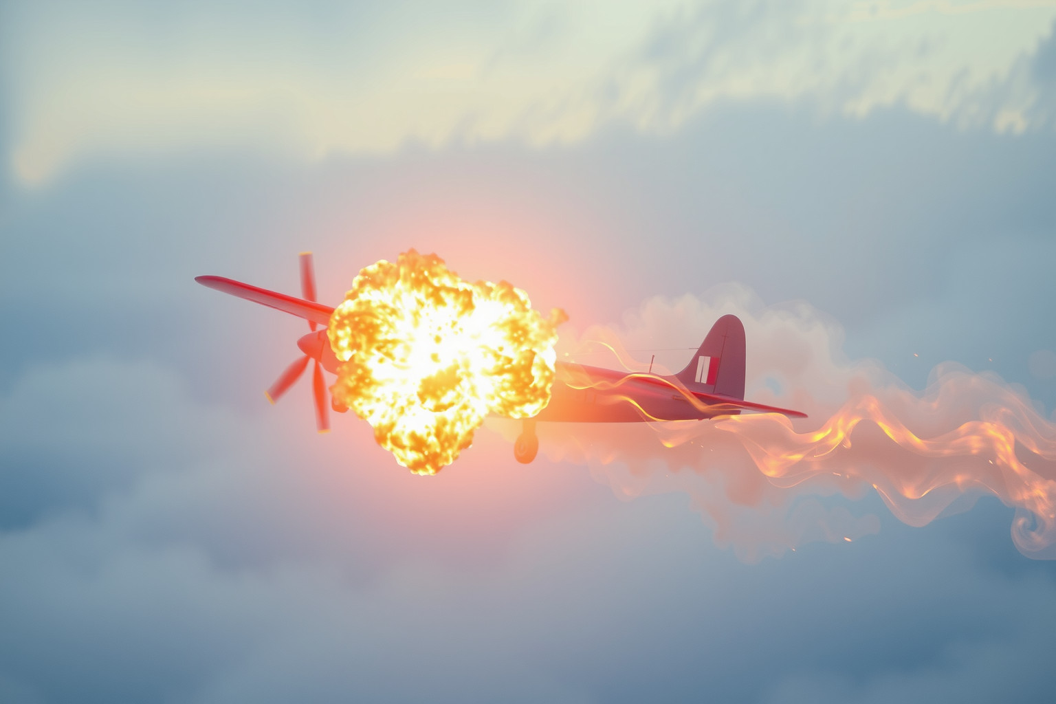 Sognare idrovolante che esplode simboleggia cambiamenti improvvisi e radicali.