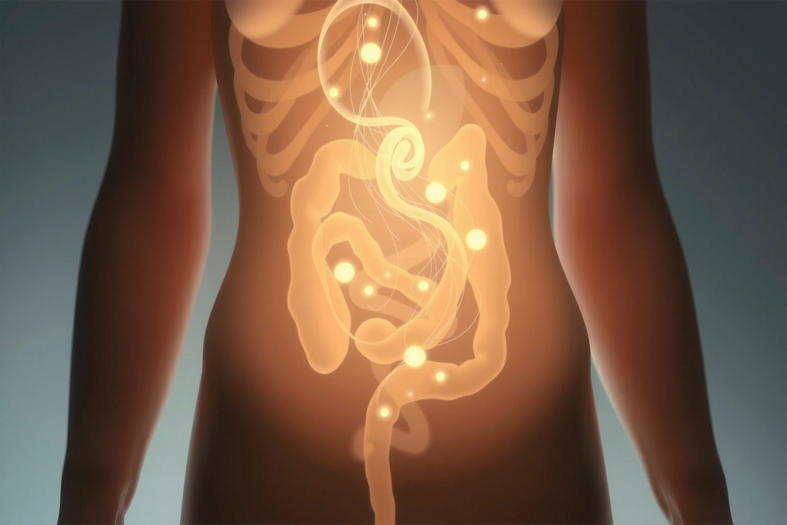 Sognare un intervento all'intestino simboleggia trasformazione interna profonda.