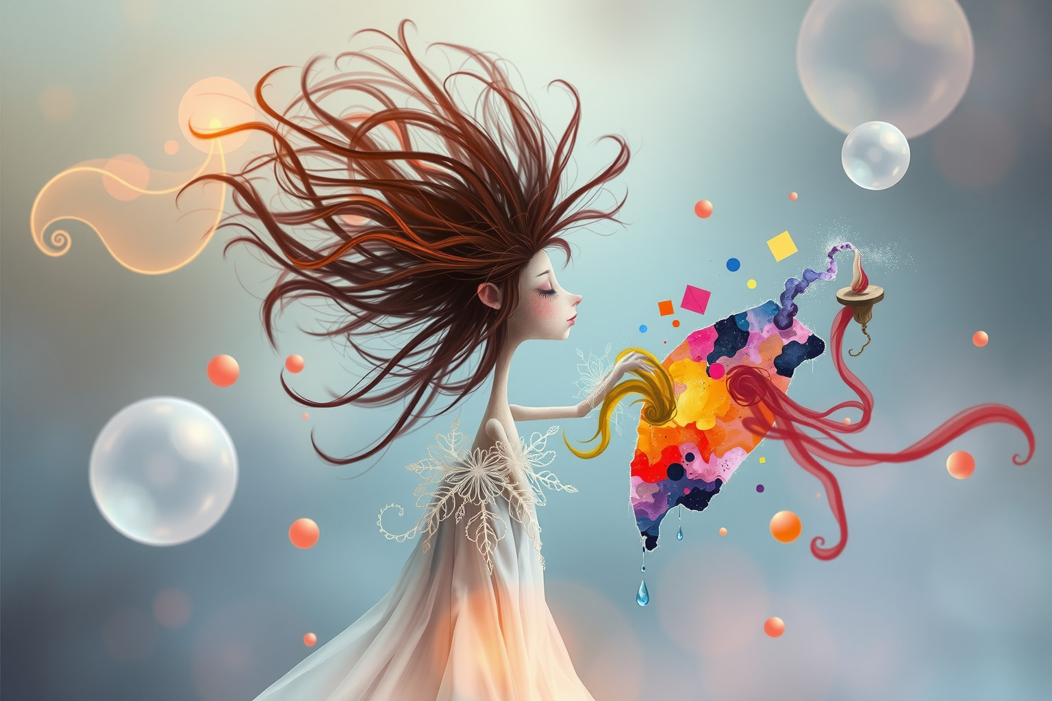 Sognare un matto che dipinge riflette creatività e autenticità interiore.