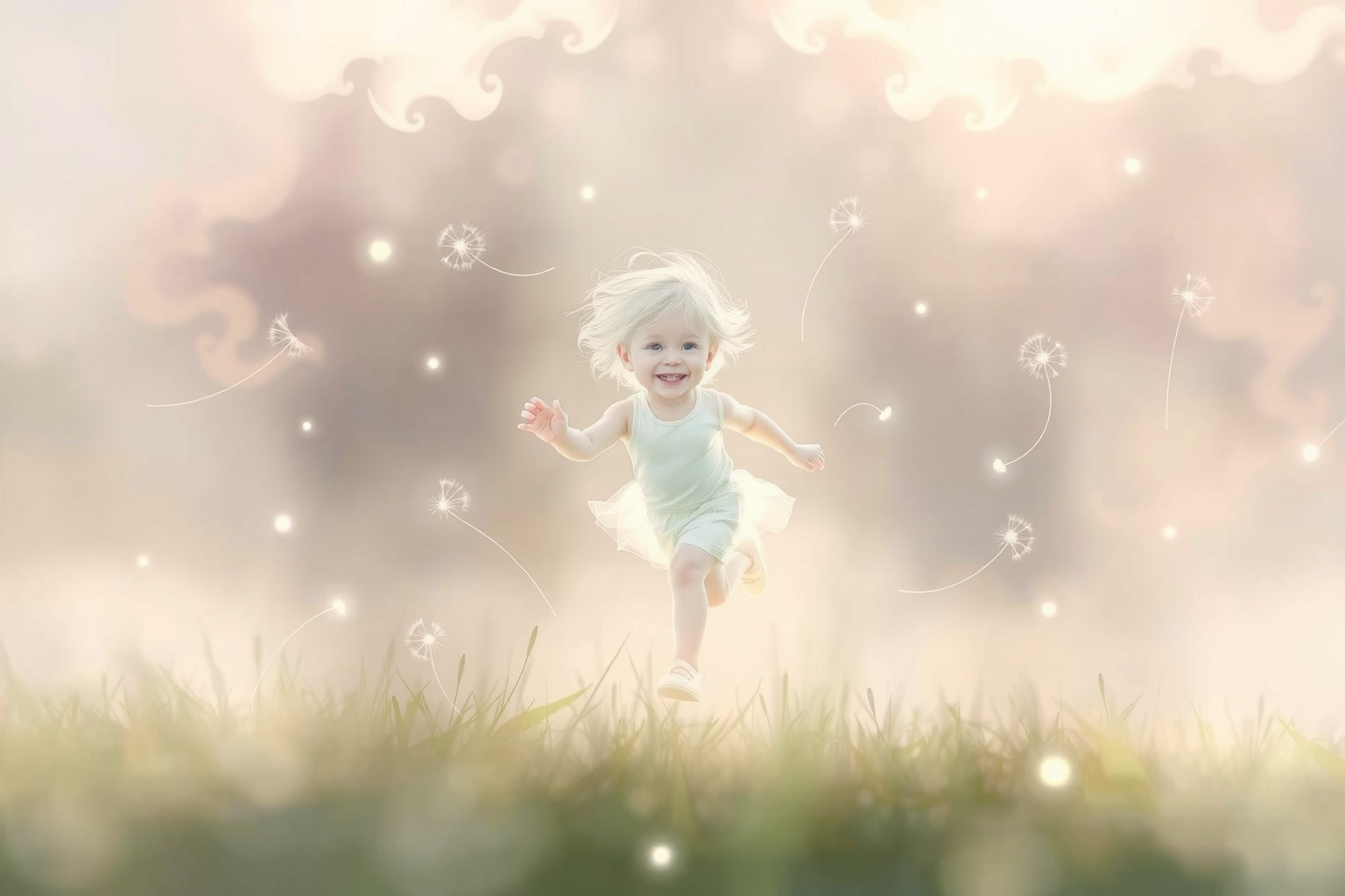 Sognare un nipote che corre simboleggia gioia e vitalità familiare.