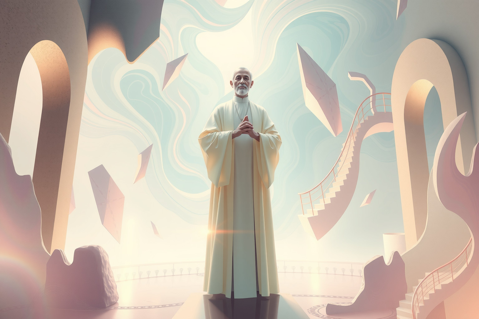 Sognare un padre confessore insolito rivela conflitti interiori nascosti.