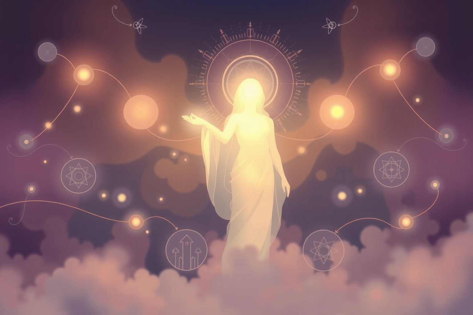 Sognare un padrino che ti guida simboleggia protezione e saggezza.