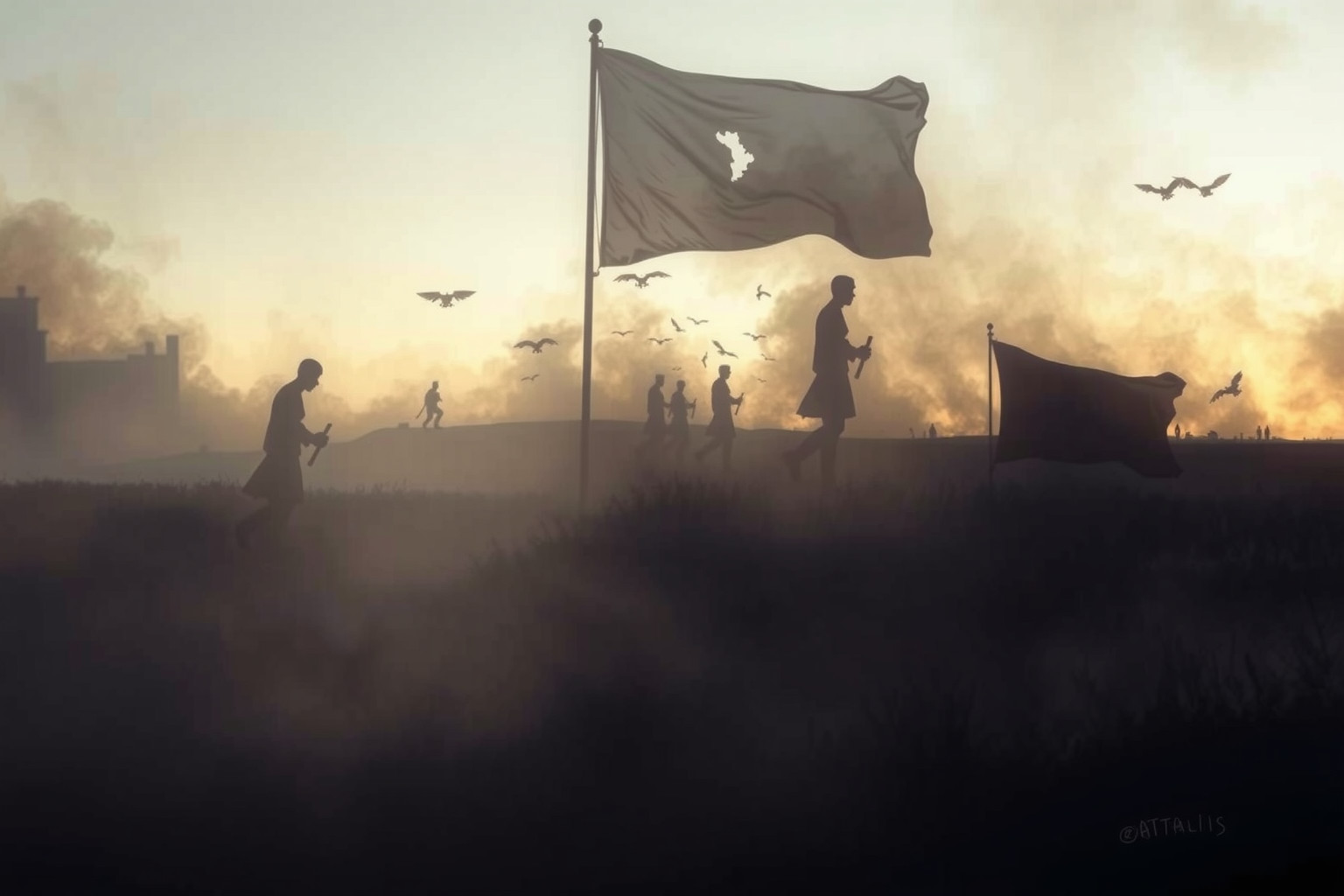 Sognare guerra estera riflette conflitti interiori non risolti.