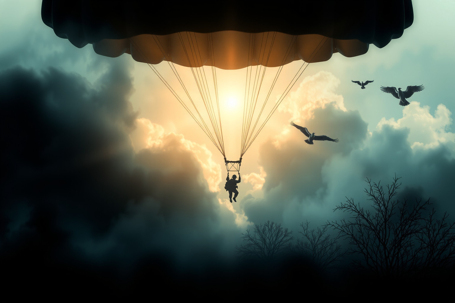 Sognare paracadutisti militari indica coraggio e sfide imminenti.