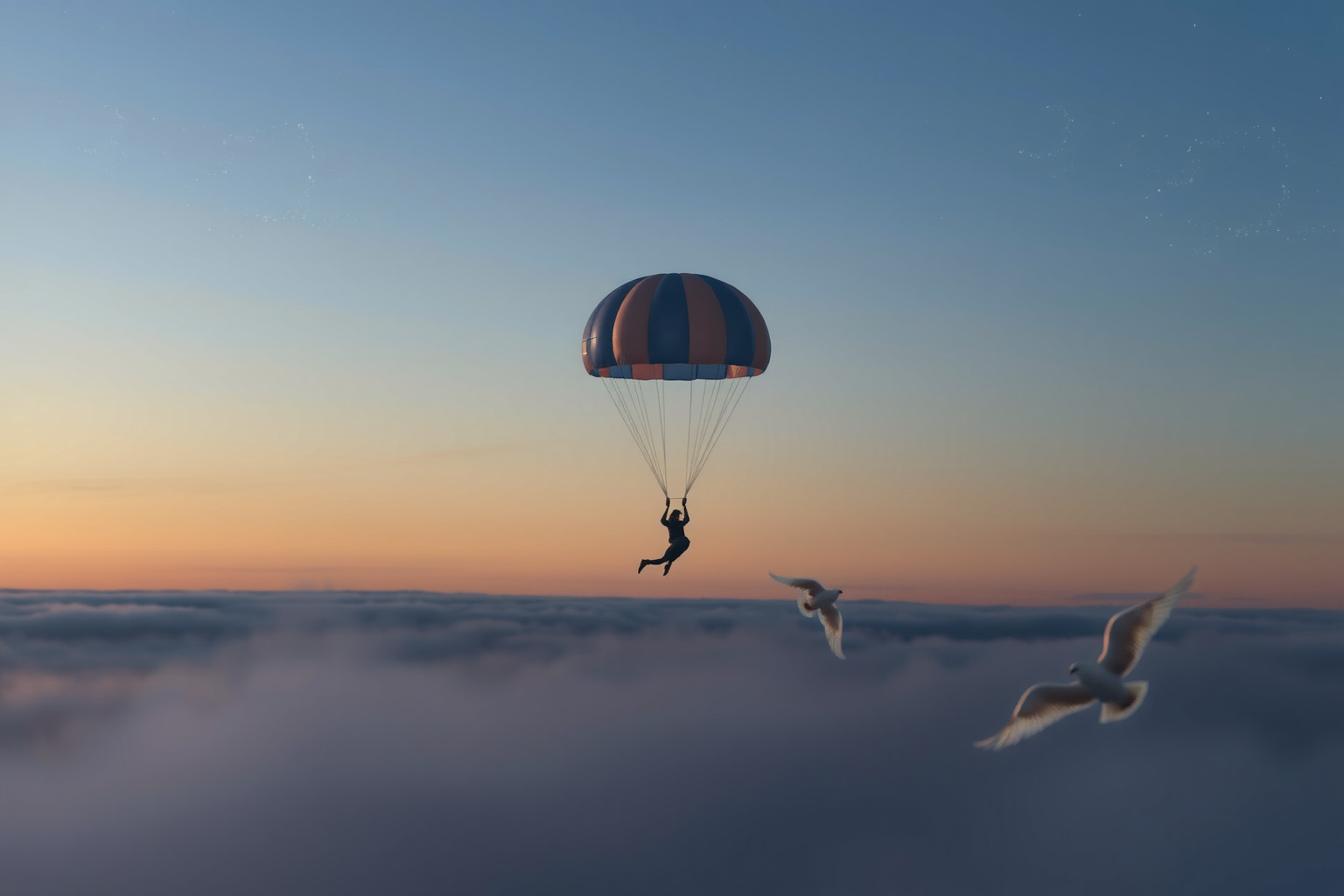 Sognare un paracadutista militare morto simboleggia fine e rinascita.