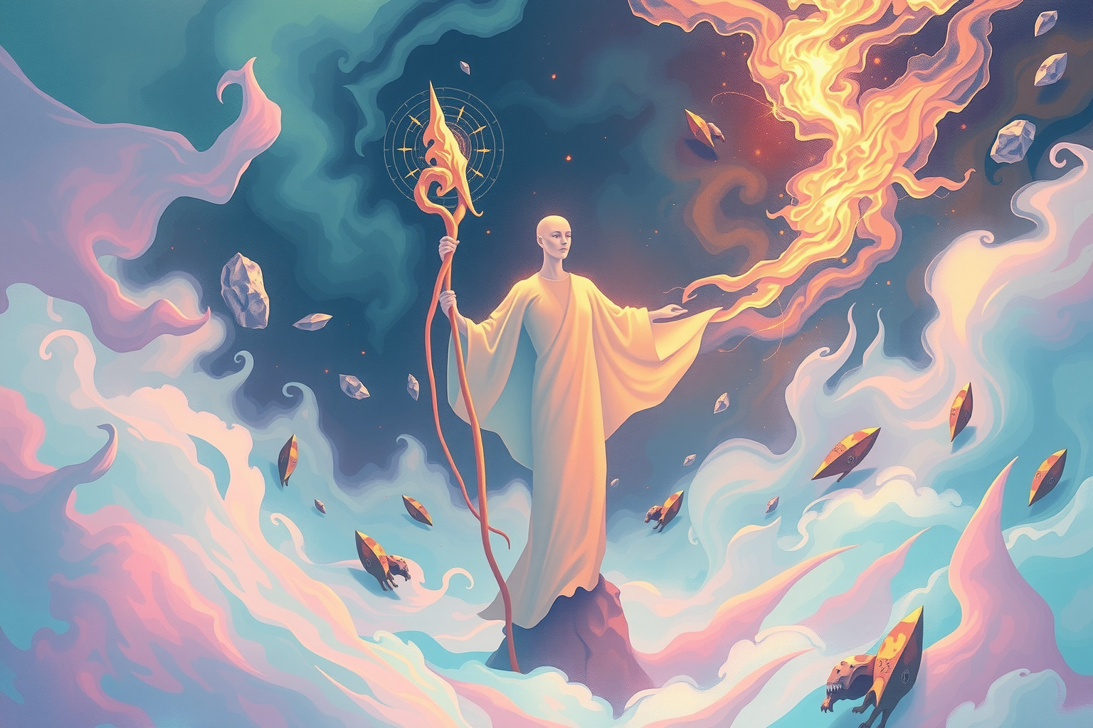 Sognare un porcaro con bastone simbolizza autorità e controllo interno.