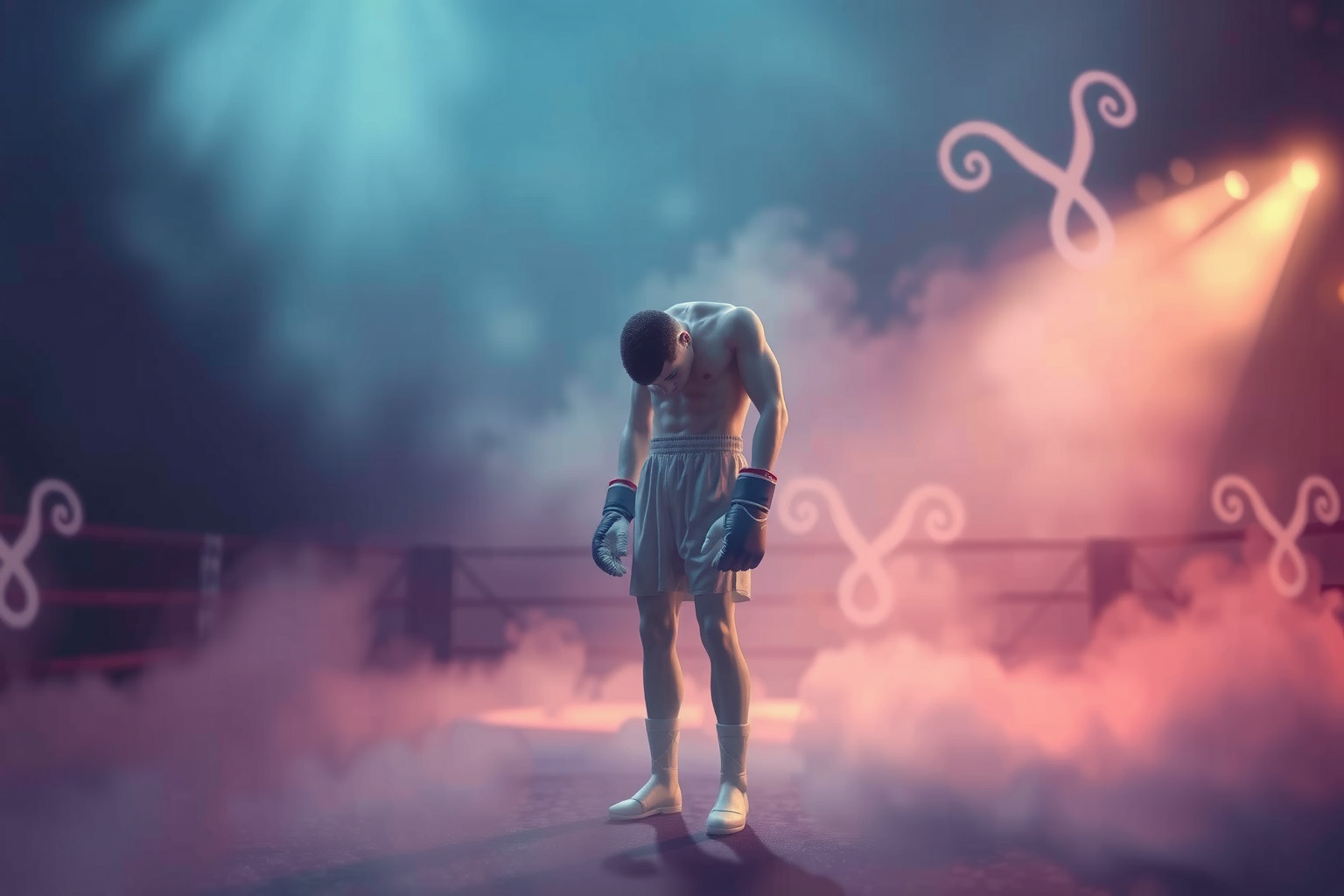 Sognare un pugile impaurito riflette insicurezza nelle sfide personali.
