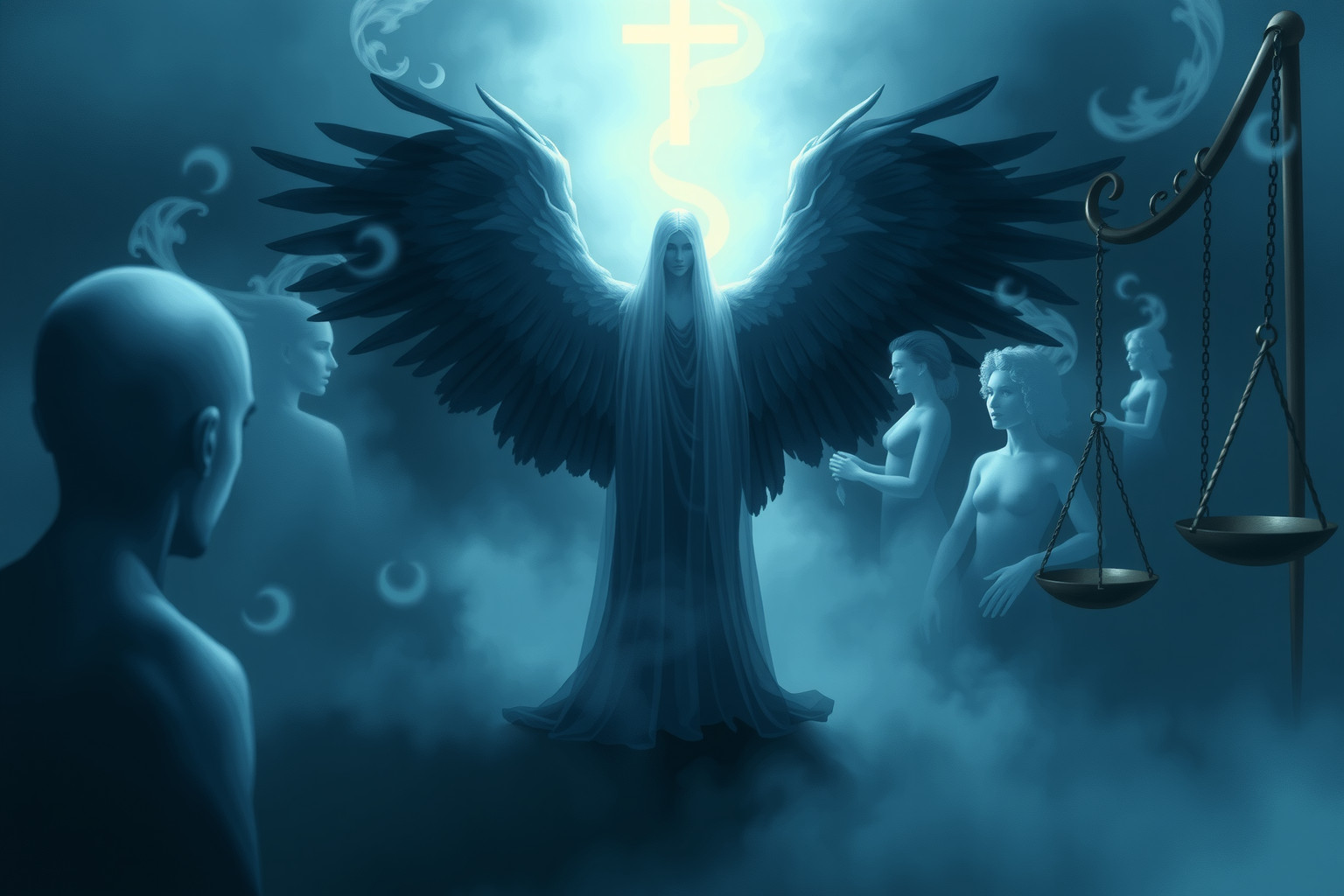 Sognare un rabbino severo riflette lotte interiori di autorità e colpa.