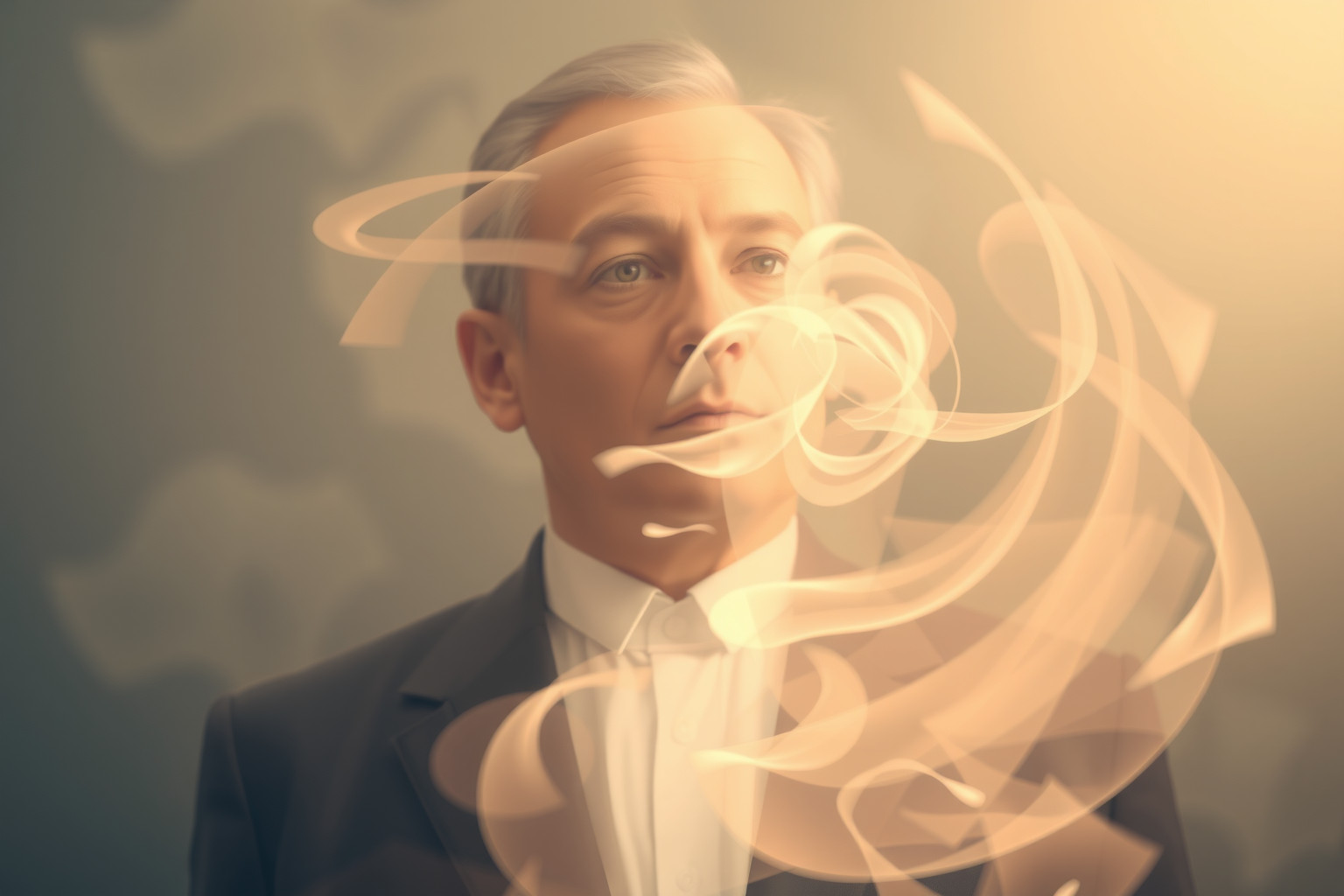 Sognare un signore incomprensibile riflette confusione e messaggi nascosti.