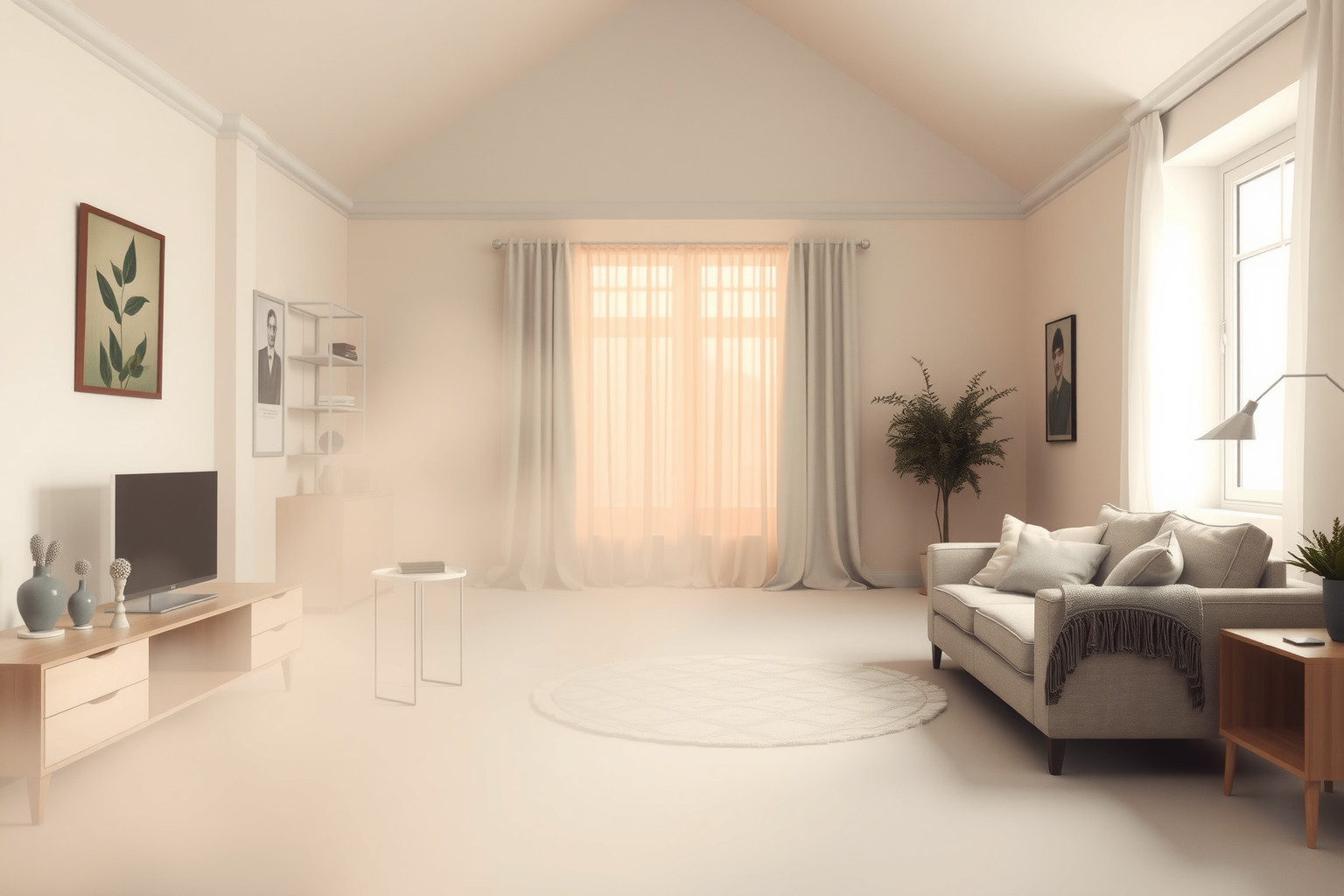 Sognare un soggiorno vuoto riflette solitudine e mancanza di emozioni.