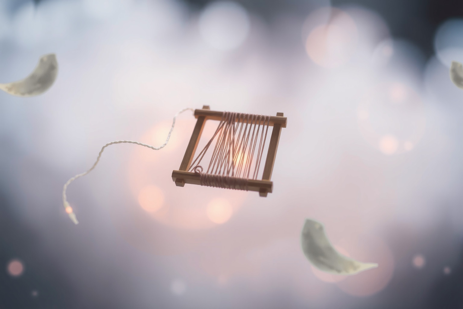 Sognare un telaio miniatura simboleggia creatività e dettagli nascosti.