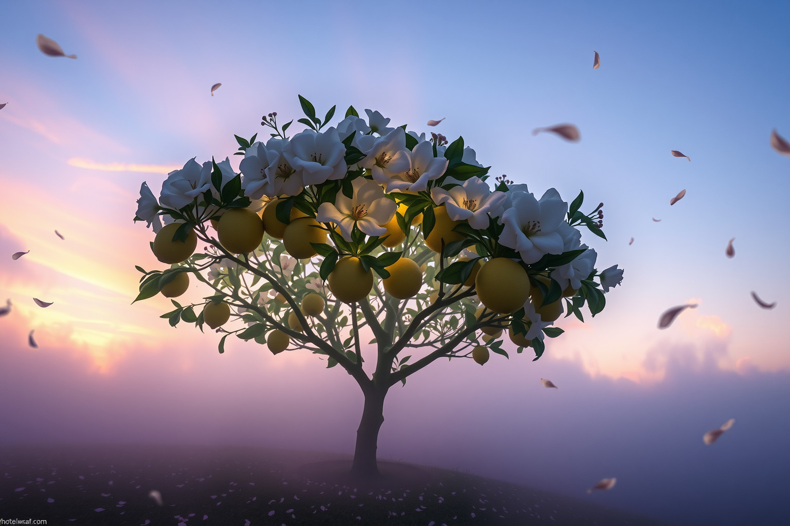 Sognare un tiglio in fiore fuori stagione simboleggia rinascita inattesa.