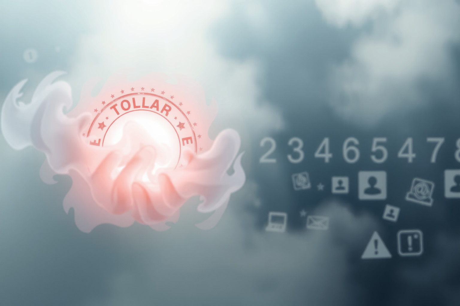 Sognare un timbro che scompare indica perdita di autorità imminente.