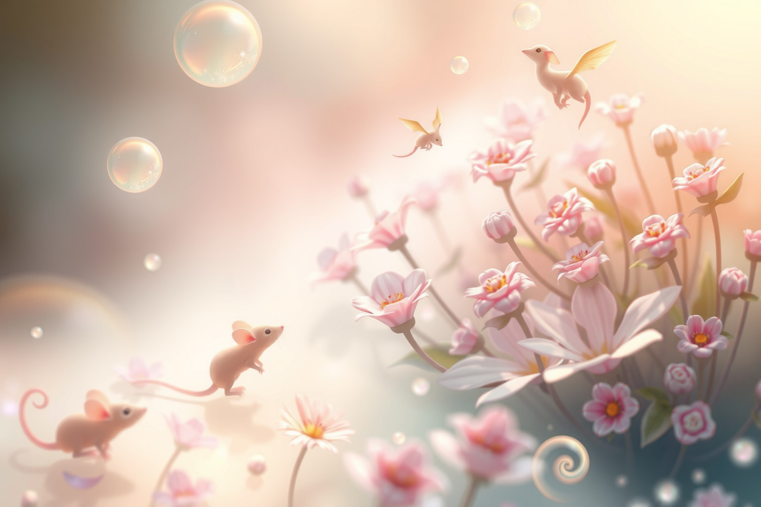 Sognare un topolino in giardino simboleggia armonia e rinascita naturale.