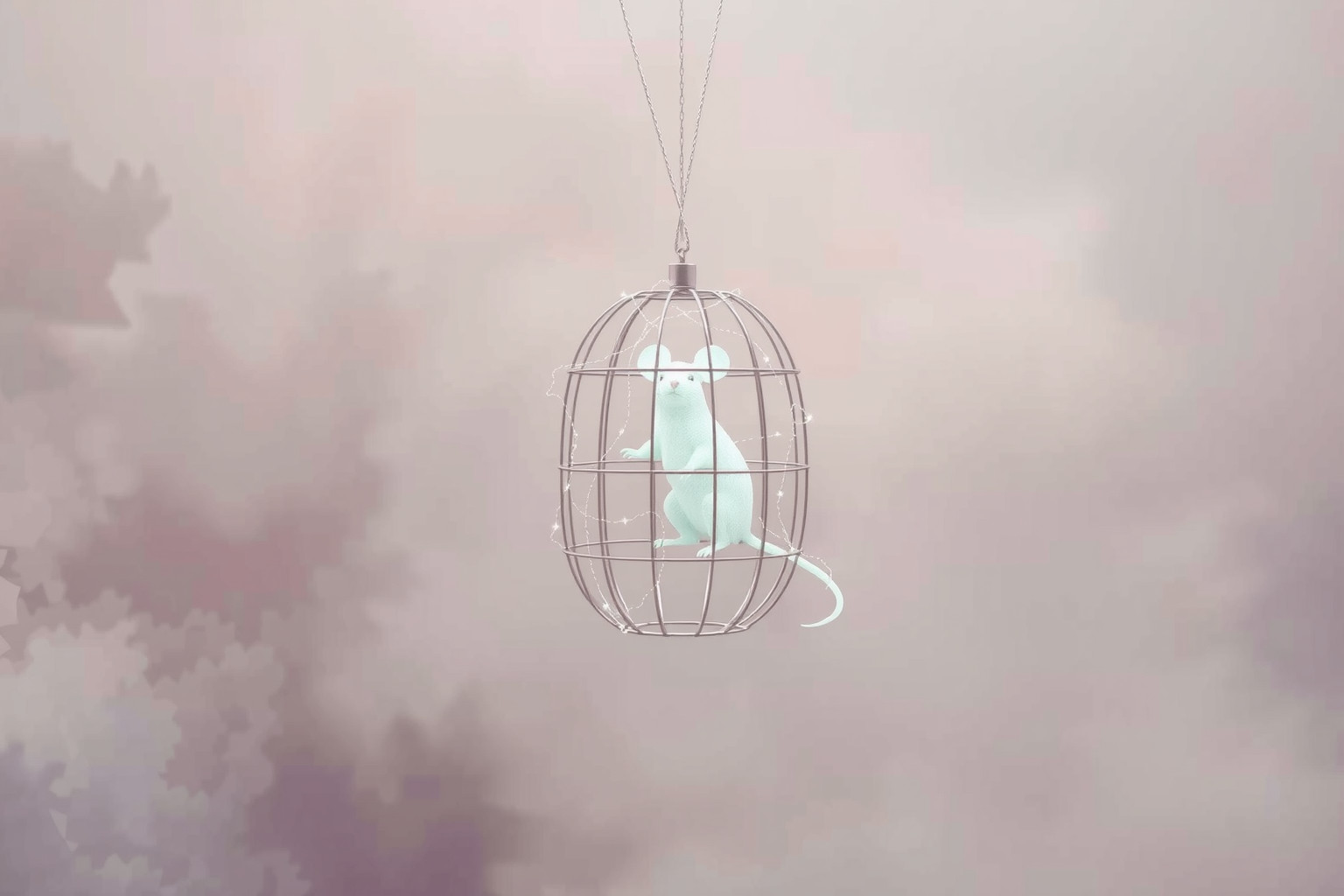 Sognare topolino in gabbia riflette sensazione di intrappolamento personale.
