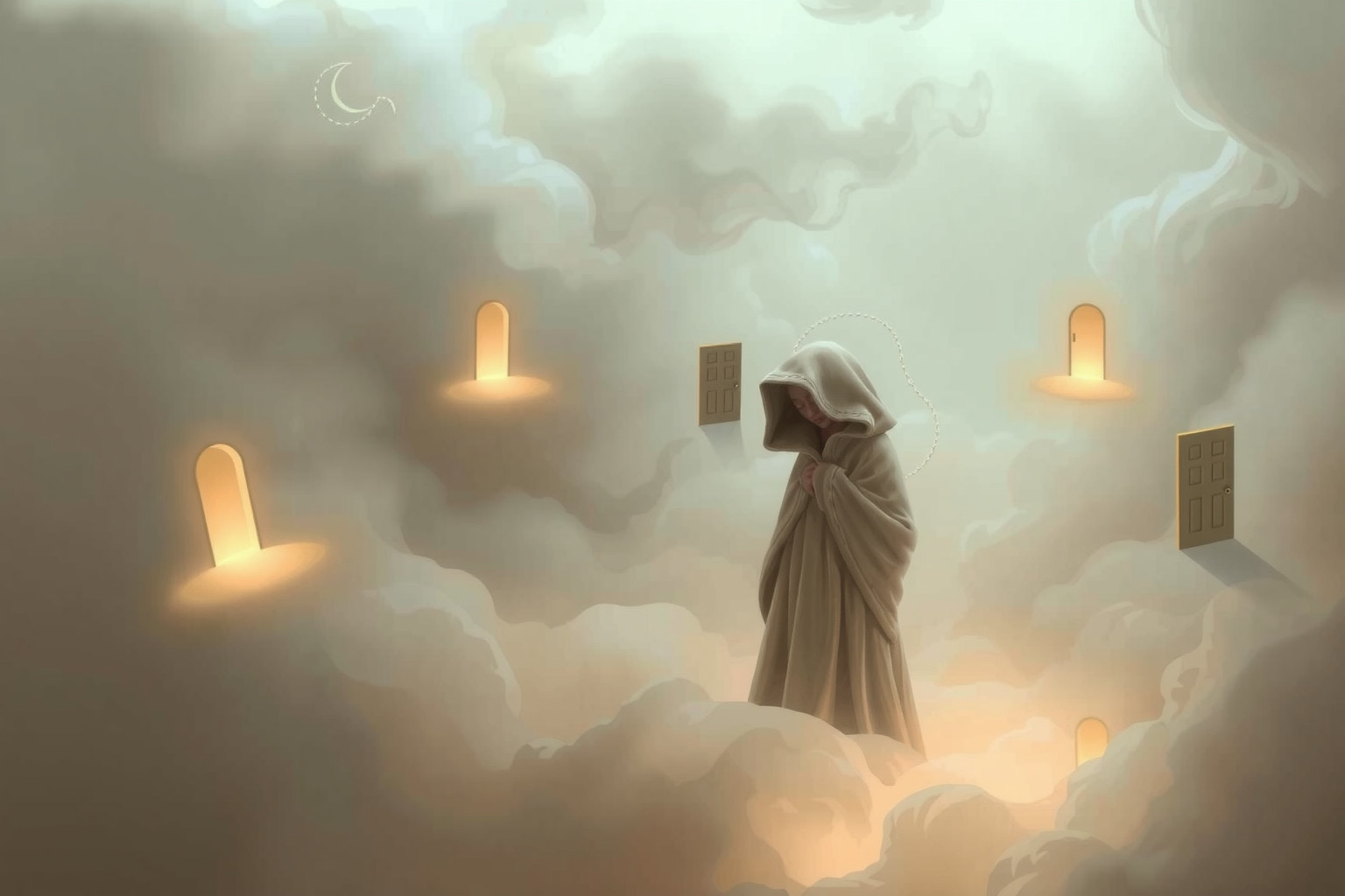 Sognare un usciere che dorme simboleggia avvertimenti trascurati.