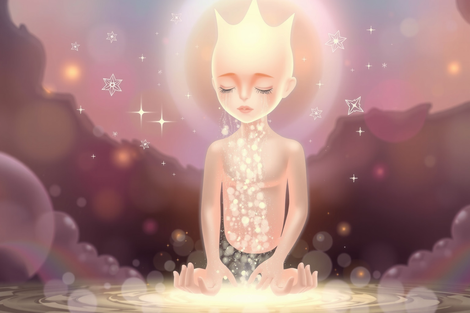 Sognare un veggente che piange indica avvertimenti emotivi nascosti.