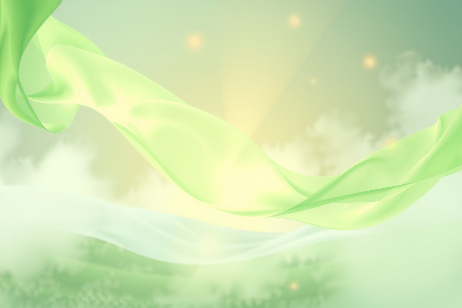 Sognare un velo verde simboleggia speranza e rinascita imminente.