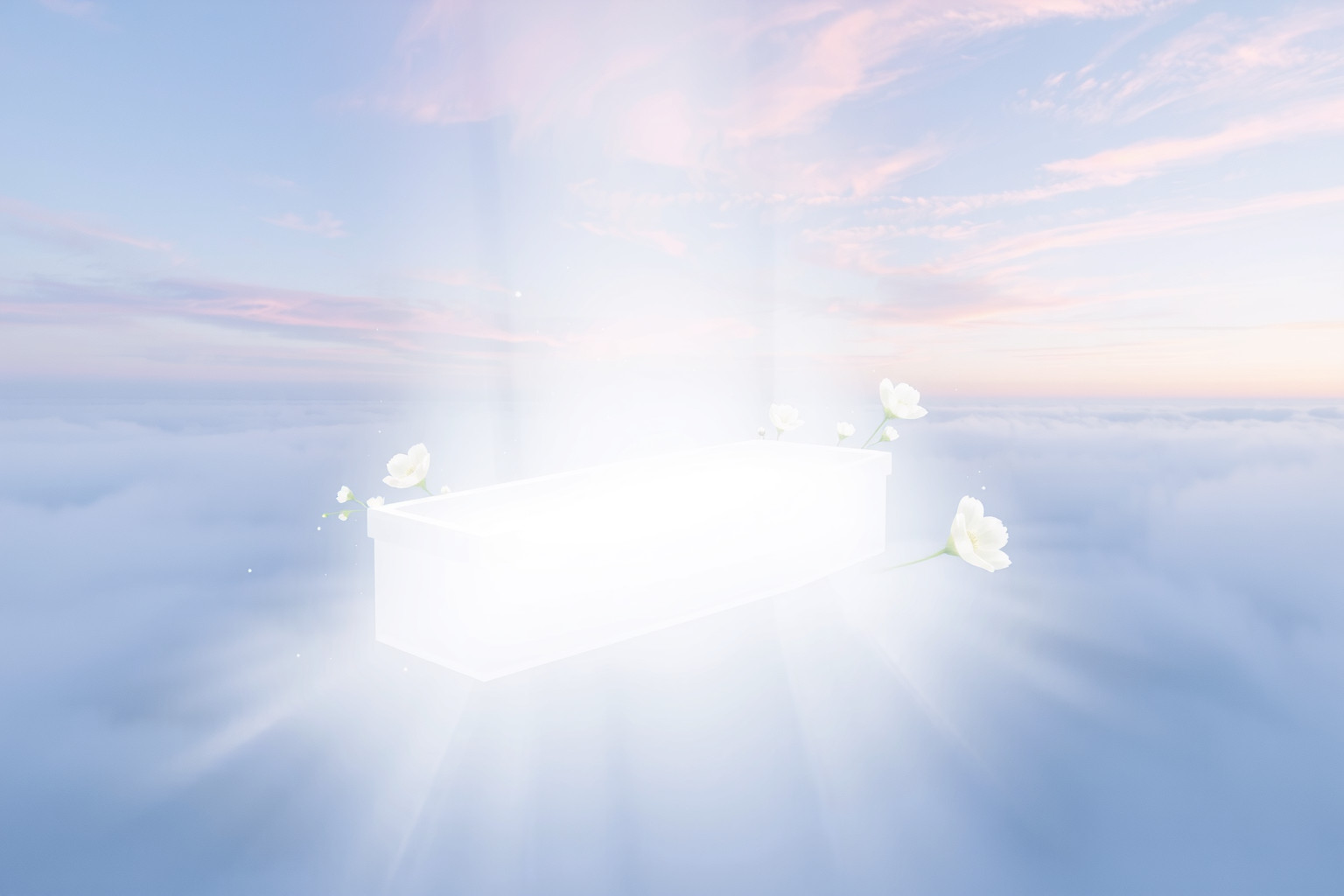 Sognare una bara bianca simboleggia purezza e nuova rinascita spirituale.