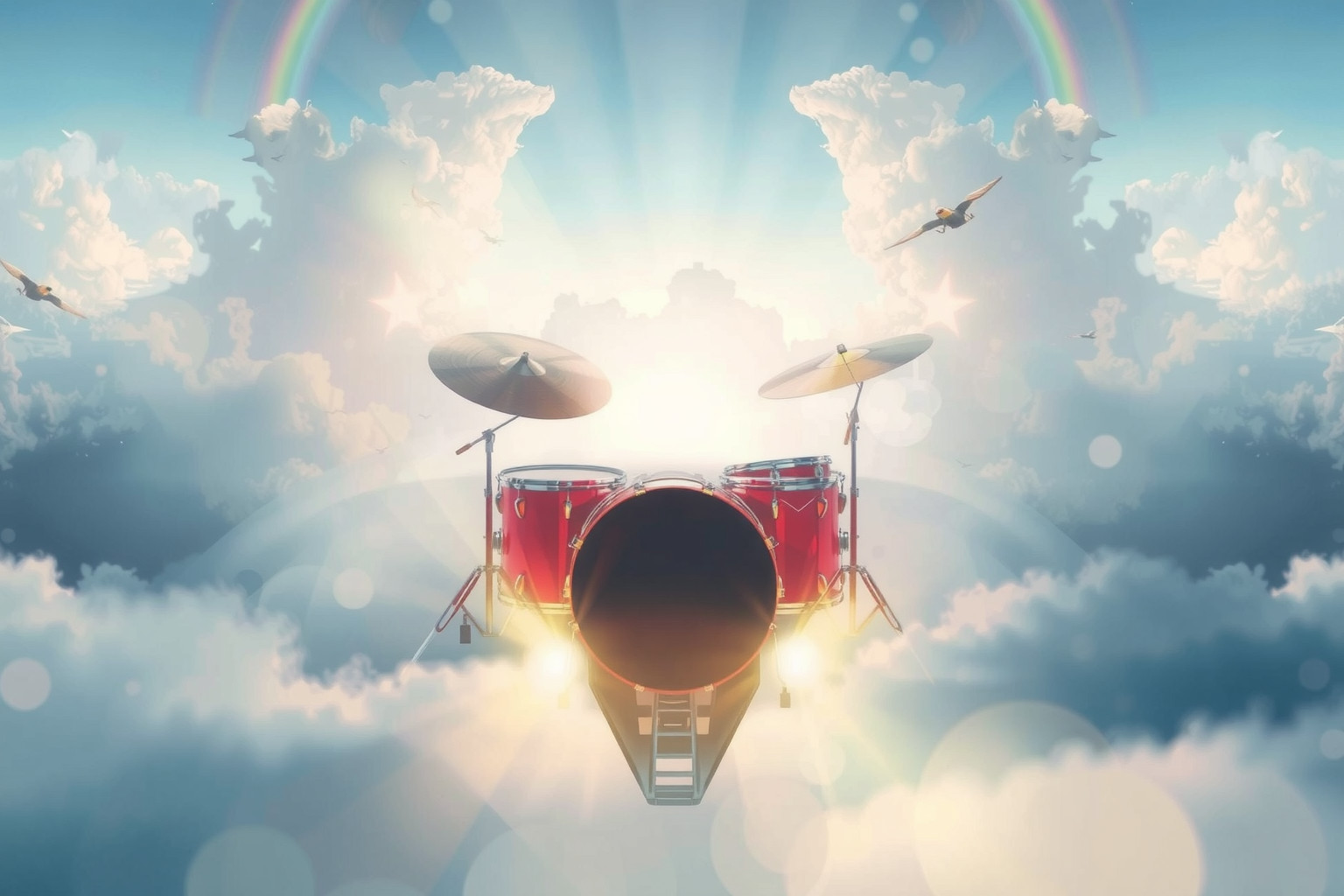 Sognare una batteria gigante simboleggia potere e ambizione smisurata.