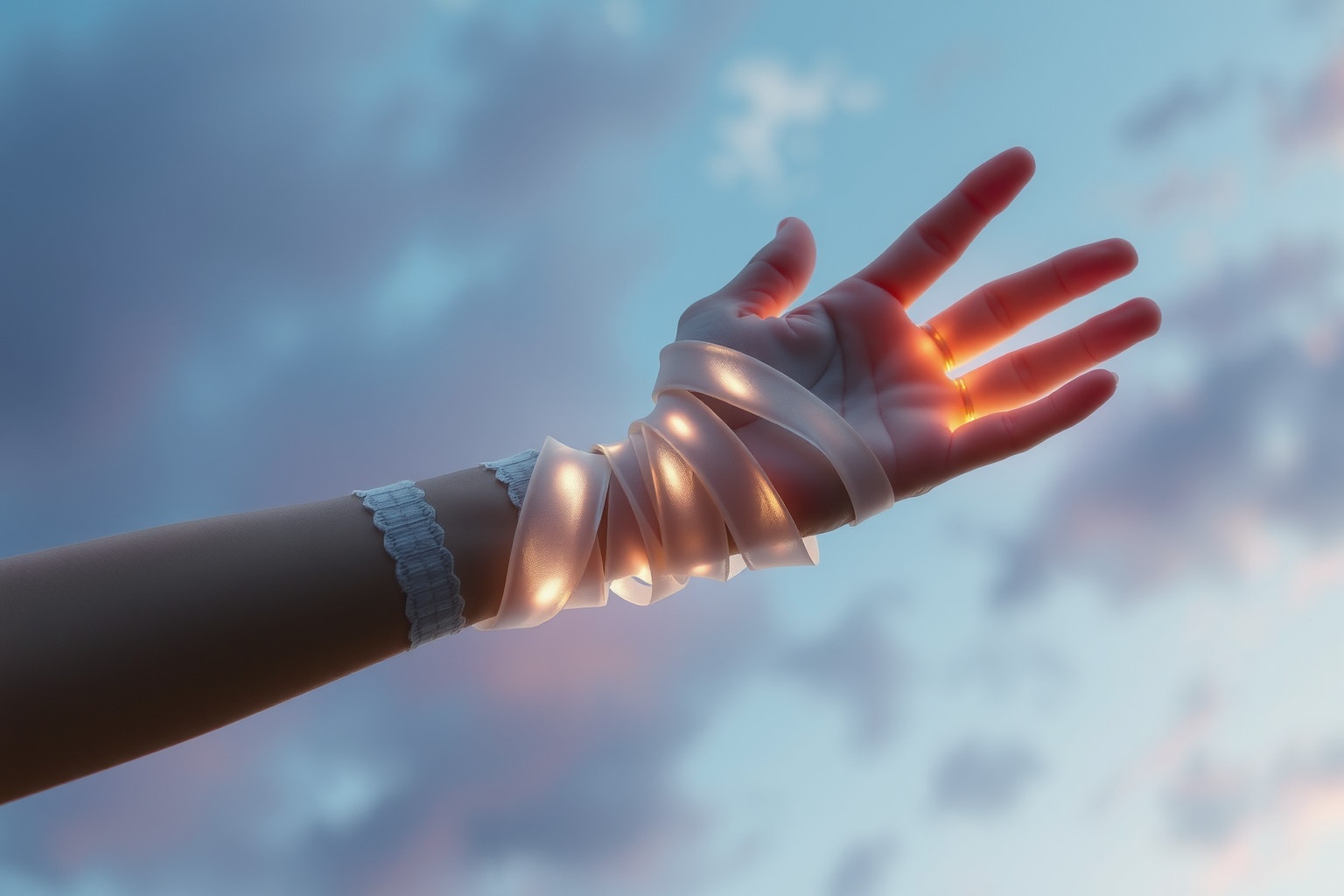 Sognare benda impossibile da togliere simboleggia blocchi interiori.