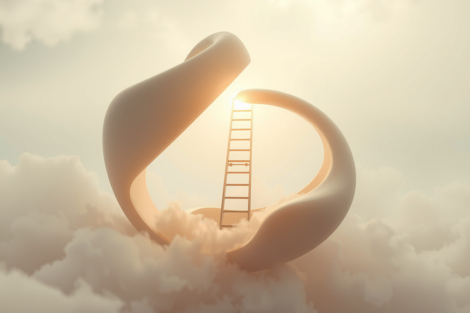 Sognare una botola con scala simboleggia crescita attraverso sfide superate.