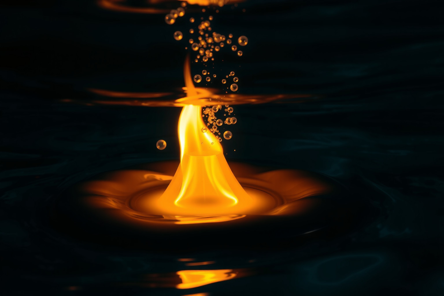 Sognare campana di fuoco sott'acqua simboleggia emozioni represse profonde.