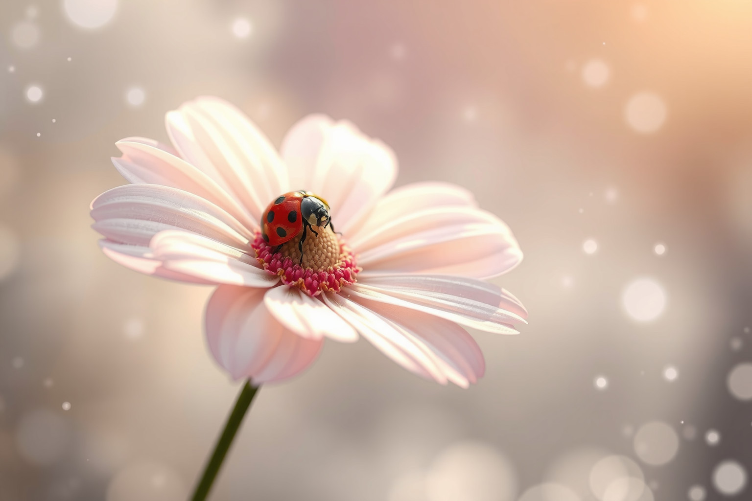 Sognare coccinelle su fiori porta fortuna e nuove opportunità.