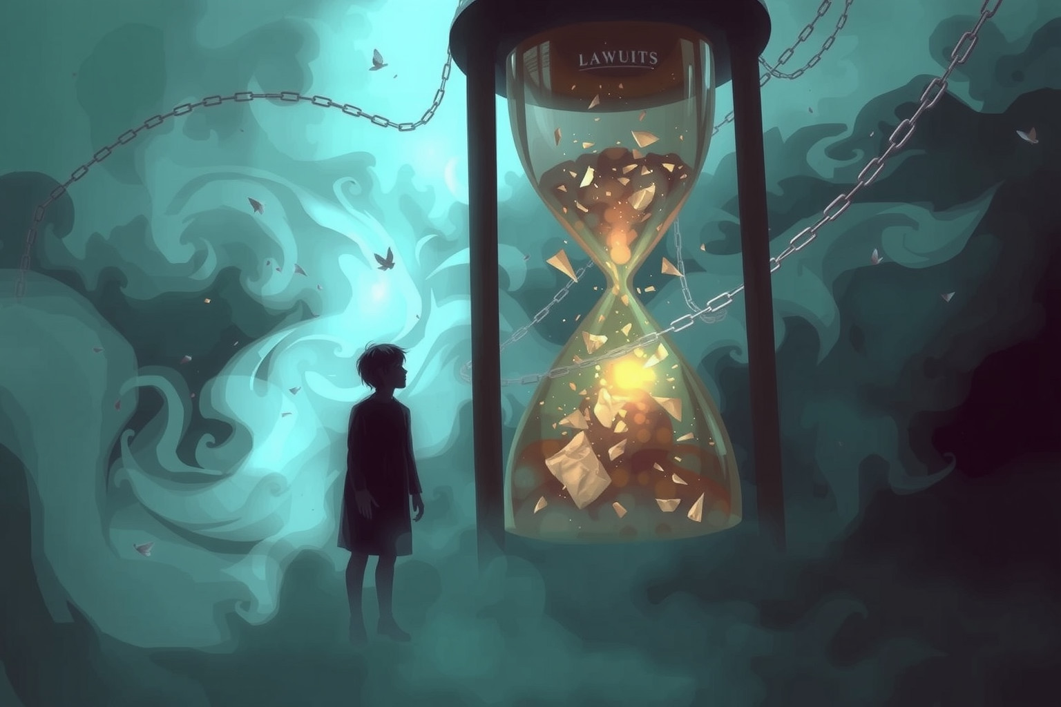 Sognare una condanna per errore passato riflette senso di colpa profondo.