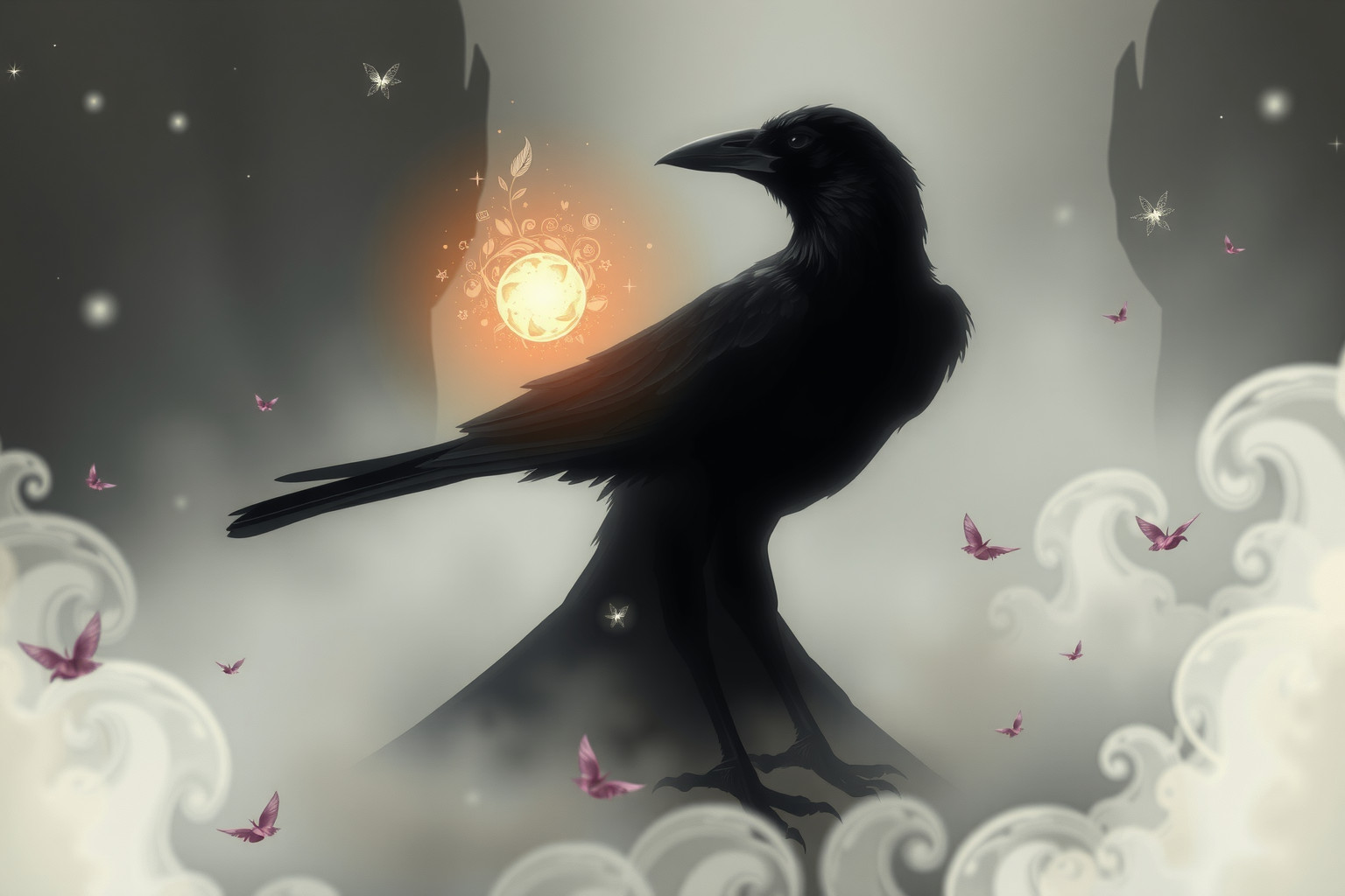 Sognare una cornacchia solitaria che nutre indica aiuto inatteso imminente.