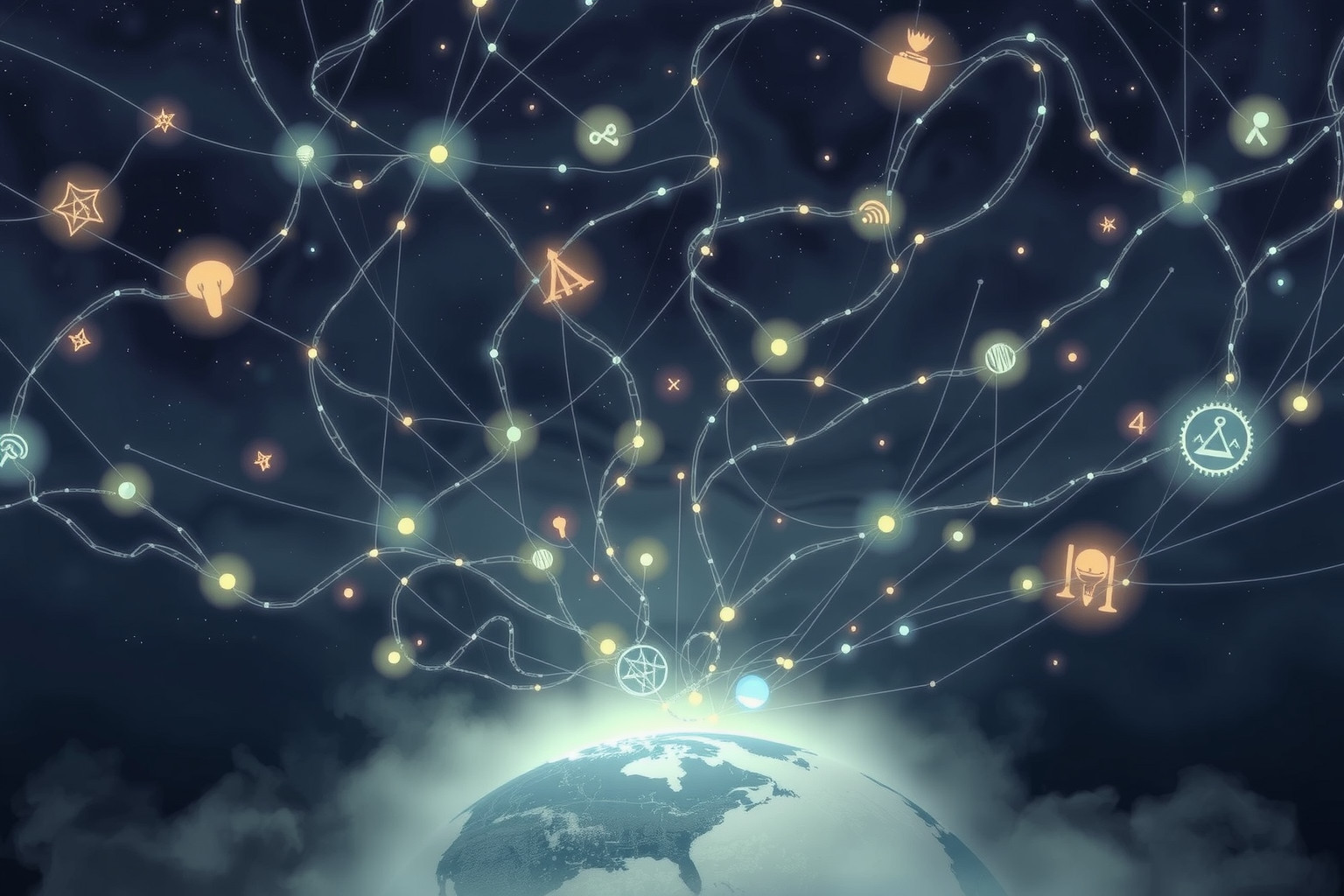 Sognare una cospirazione globale riflette paura di controllo invisibile.