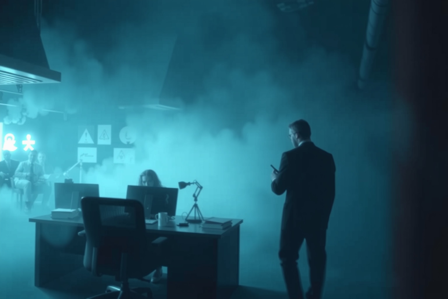 Sognare cospirazioni lavorative riflette insicurezze e paure nascoste.