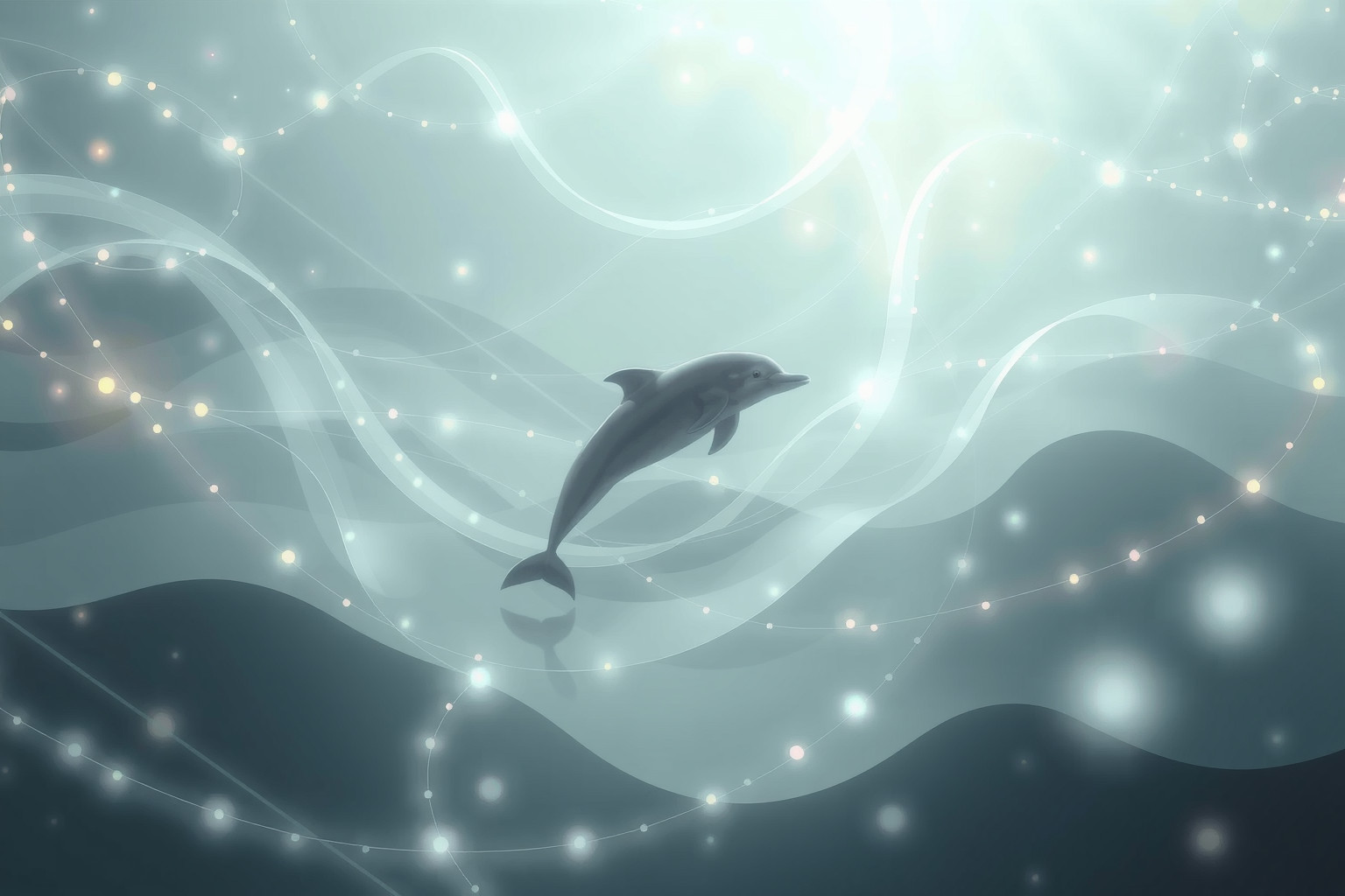 Sognare un delfino solo simboleggia il desiderio di connessione profonda.