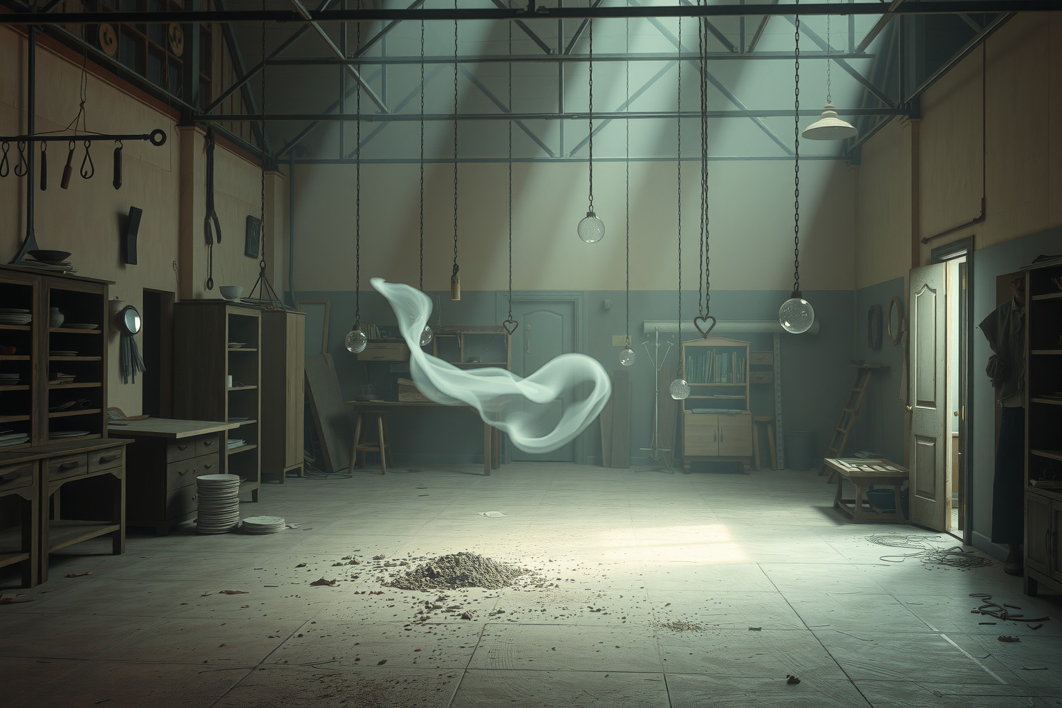 Sognare una fabbrica artigianale vuota riflette sentimenti di abbandono.