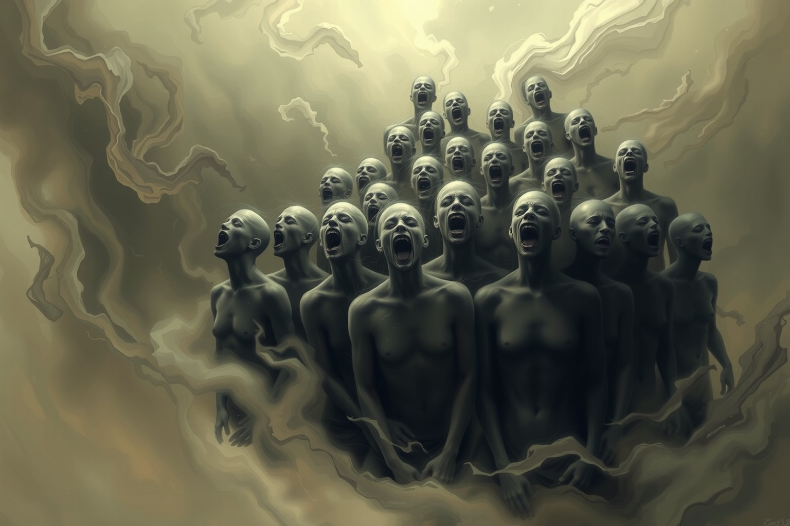 Sognare folla urlante riflette ansie e conflitti interiori profondi.