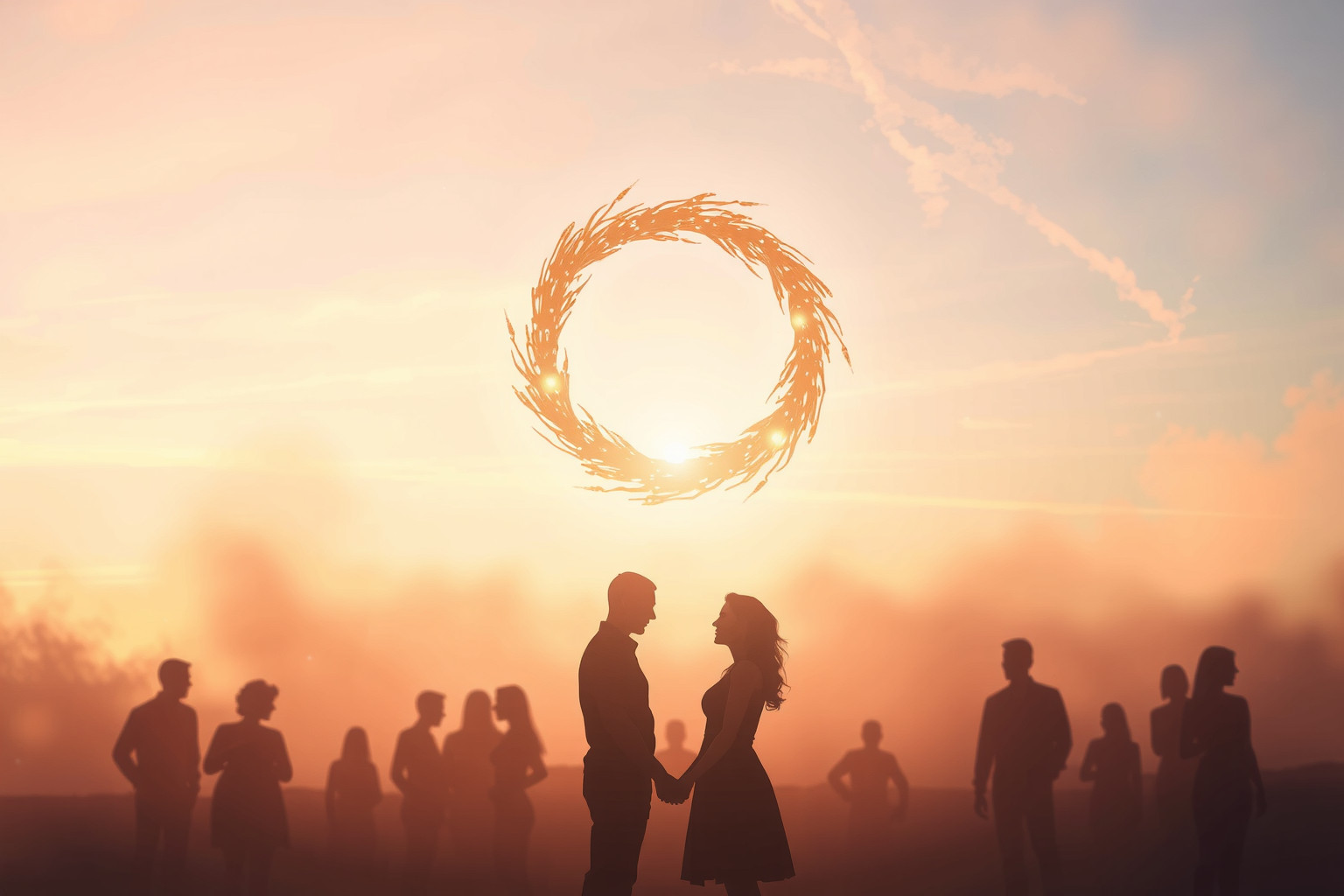 Sognare ghirlanda di paglia con cari simboleggia unione e prosperità.